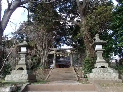 佐肆布都神社の鳥居