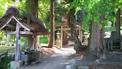 白河神社の手水舎
