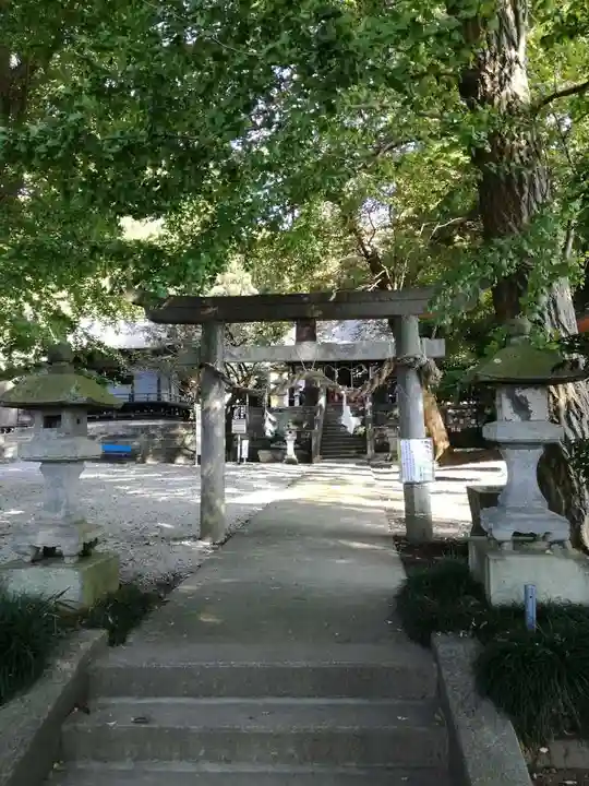 下野 星宮神社の鳥居