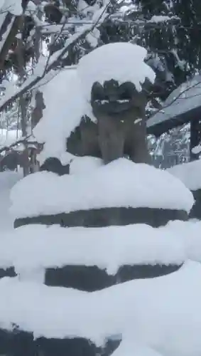 愛別神社の狛犬