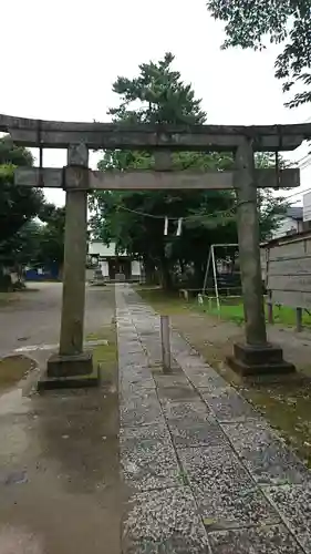 下総府中六所神社の鳥居