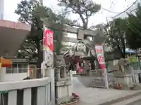 蒔田杉山神社の鳥居