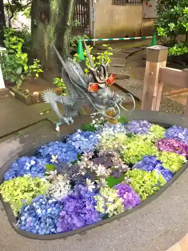駒込妙義神社の手水舎