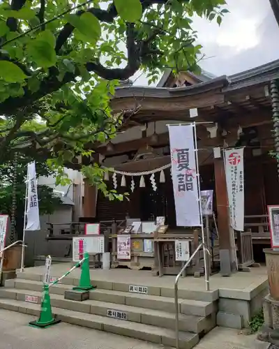 鳩森八幡神社の本殿・本堂