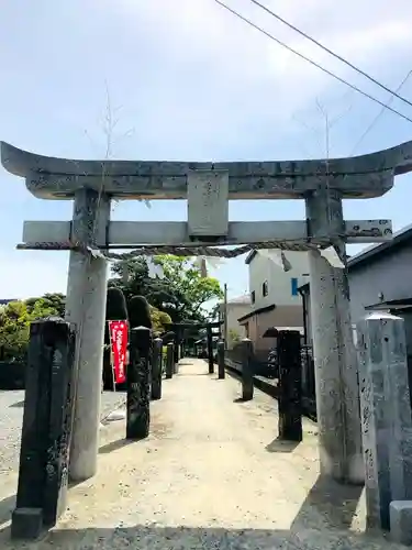 田脇日吉神社の鳥居