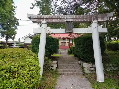 上洗馬神社の鳥居