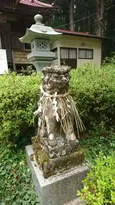 黒川神社の狛犬