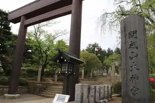 開成山大神宮の鳥居