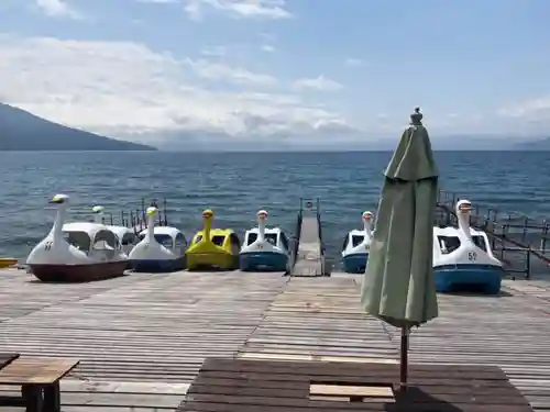 支笏湖神社の周辺