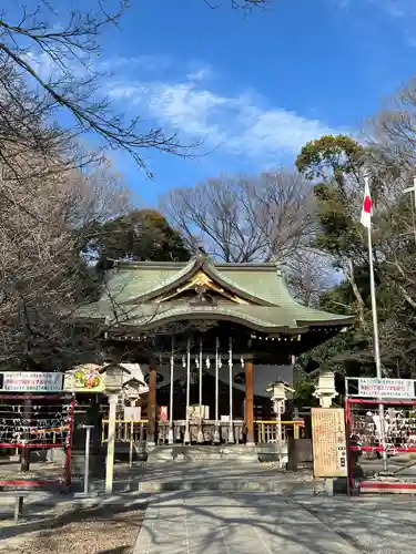 鎮守氷川神社の本殿