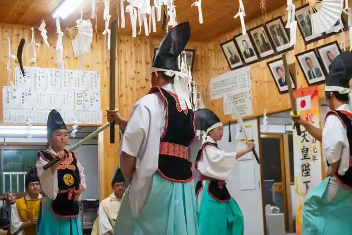 尻岸内八幡神社のお祭り