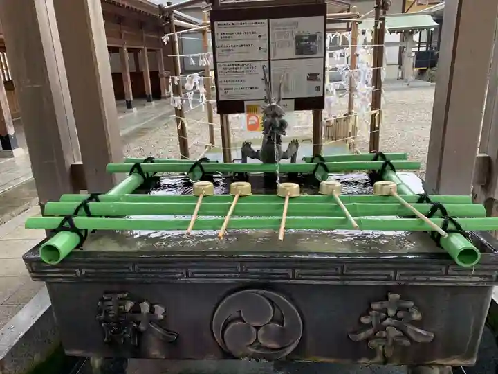 宇都宮二荒山神社の手水舎