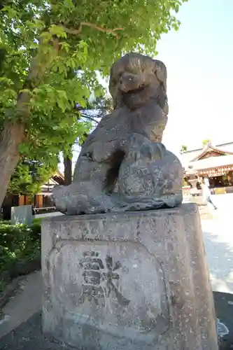 中野沼袋氷川神社の狛犬