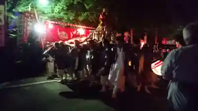 山中諏訪神社のお祭り