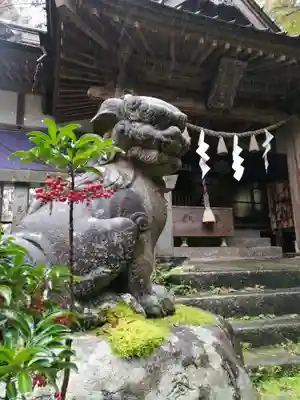五所駒瀧神社の狛犬