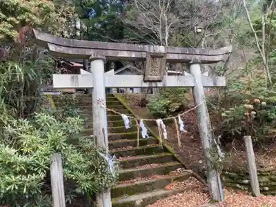 白髪神社の鳥居