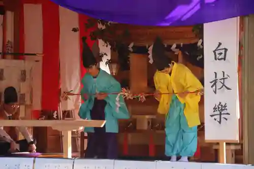 長屋神社の神楽