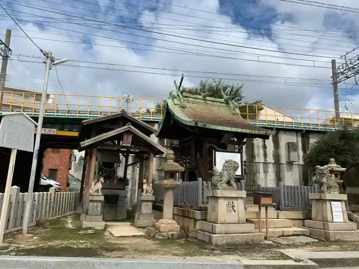 村上帝社の本殿・本堂