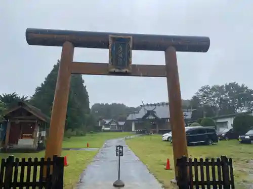 谷地頭神社の鳥居