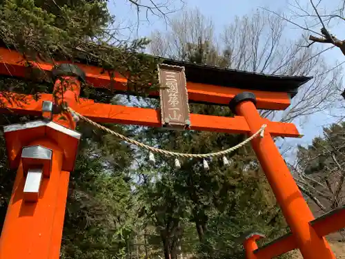 新倉富士浅間神社の鳥居