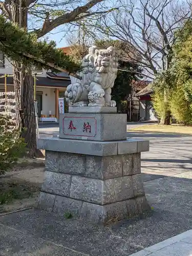 当代島稲荷神社の狛犬