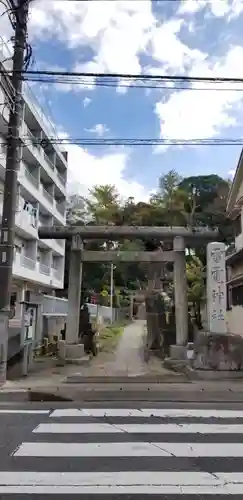 雷電神社の鳥居