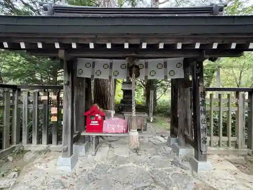 穂高神社奥宮の本殿