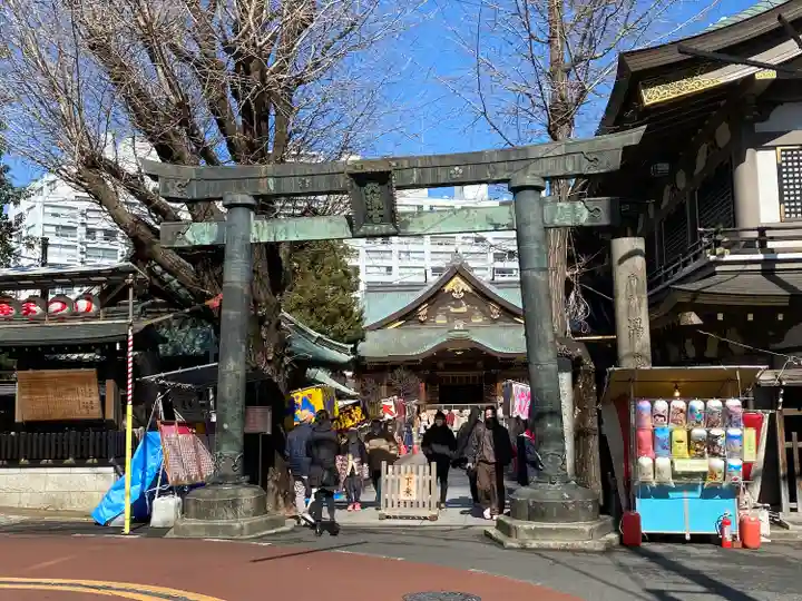湯島天満宮の鳥居