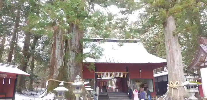 北口本宮冨士浅間神社の山門・神門