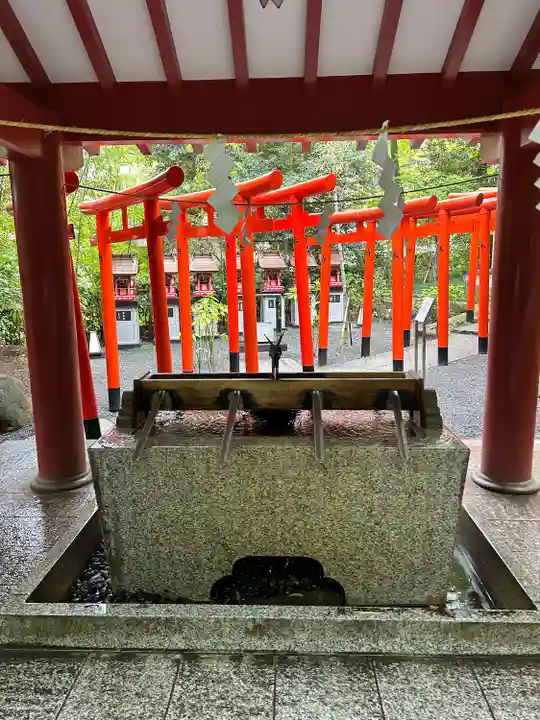 來宮神社の手水舎