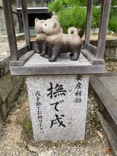 白國神社の狛犬