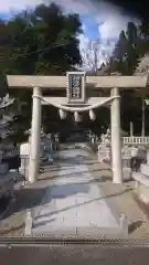 伊波乃西神社の鳥居