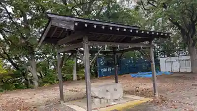 愛國神社の手水舎
