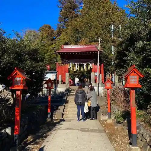 平出雷電神社の山門