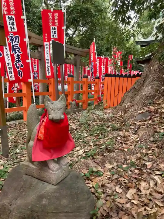 楠珺社(住吉大社末社)の狛犬