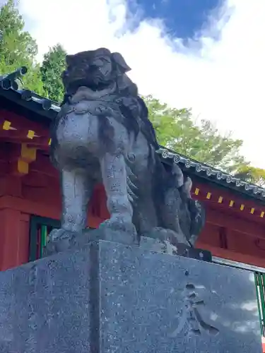 日光二荒山神社中宮祠の狛犬