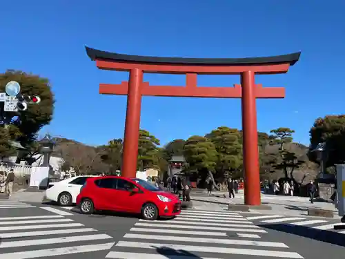 鶴岡八幡宮の鳥居