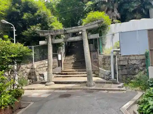 安居神社の鳥居