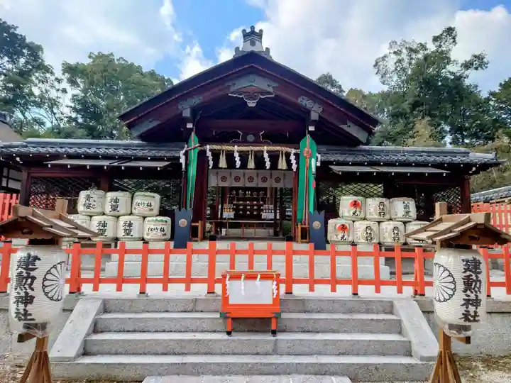 建勲神社の本殿・本堂