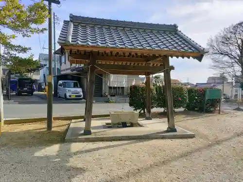 神明社（大島町神社）の手水舎