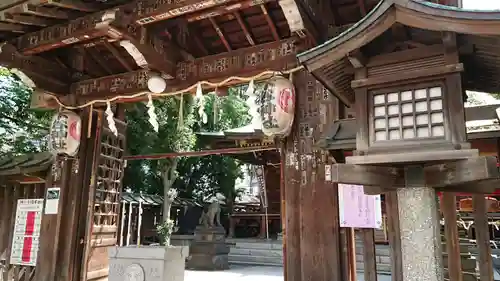 下谷神社の山門・神門