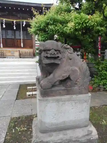 木曽根氷川神社の狛犬