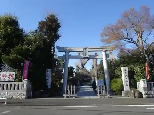 亀ケ池八幡宮の鳥居