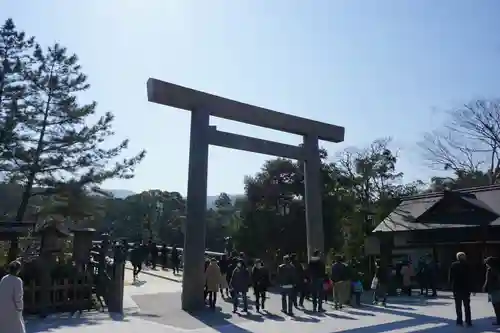 伊勢神宮内宮（皇大神宮）の鳥居