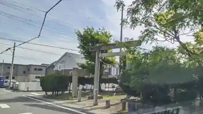 神明社(開明神明郭)の鳥居