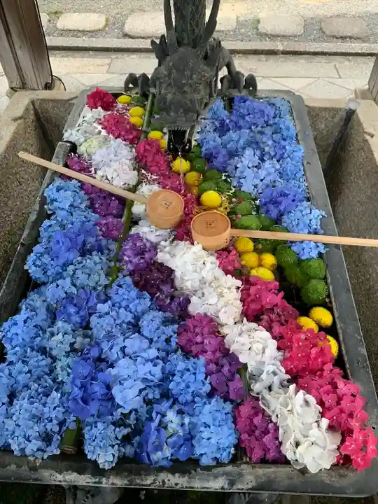 柳谷観音 楊谷寺の手水舎