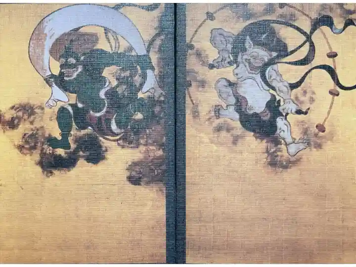 俵屋宗達、風神雷神図