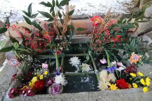 三春大神宮の手水