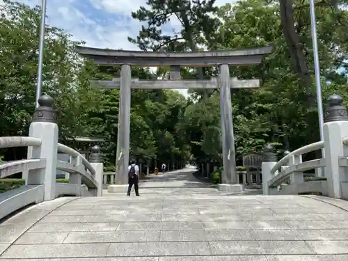 寒川神社の鳥居