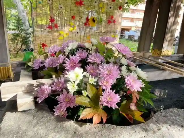 彌彦神社 (伊夜日子神社)の手水舎